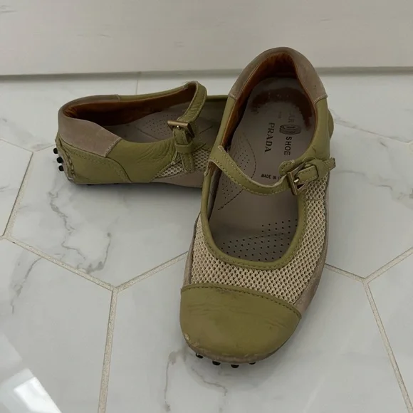 gm様Prada 00s Low Flat Car Shoes gm様Prada 00s Low Flat Car Shoes Prada x Car Shoe Low-Top